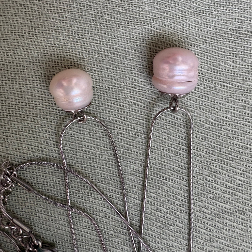 漢堡包珍珠吊墜頸鏈（禾力珍珠概念禮品，原創作品）