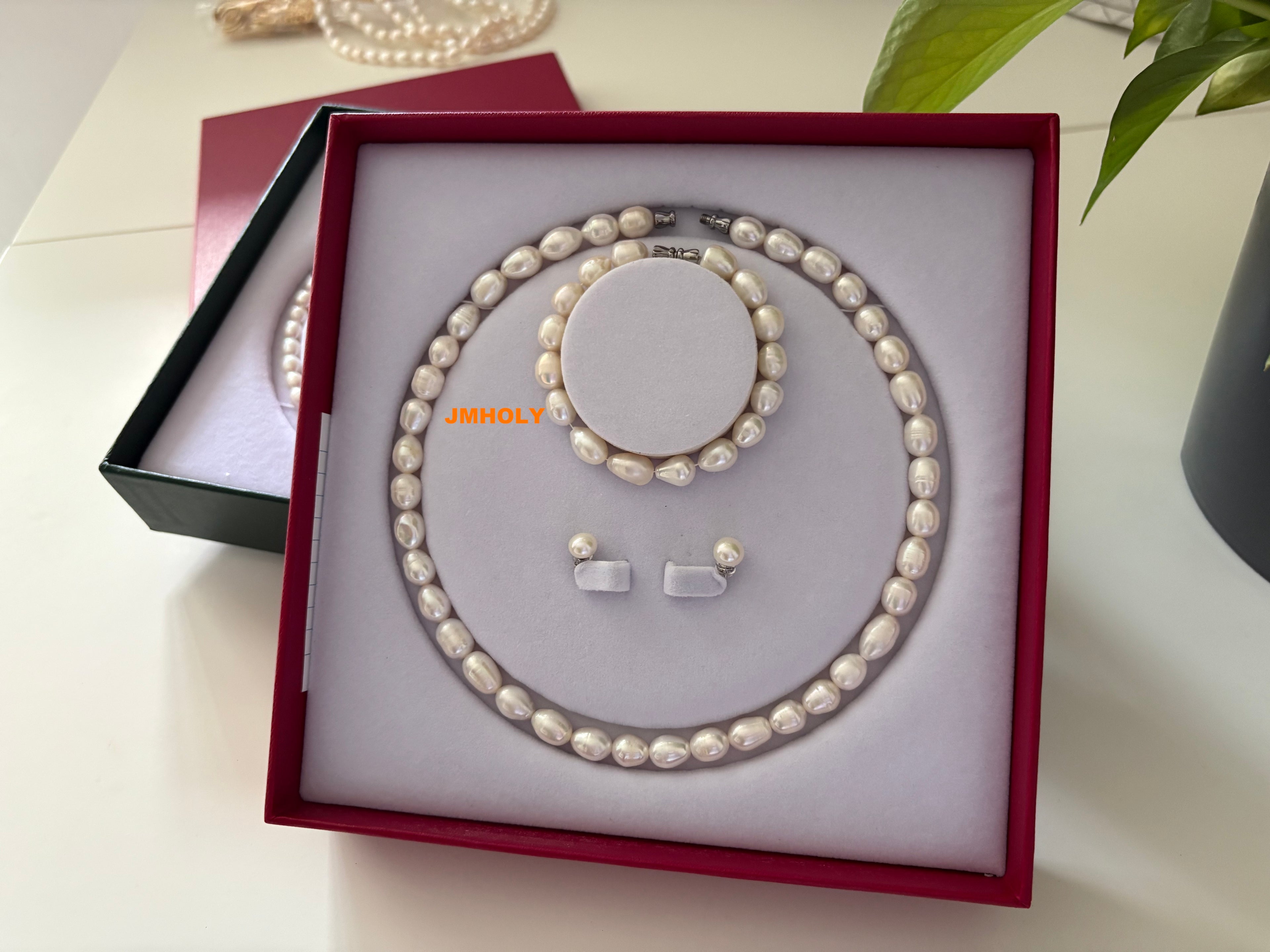 JMHOLY禾力珍珠(商務禮品套裝，三合一组合套裝)