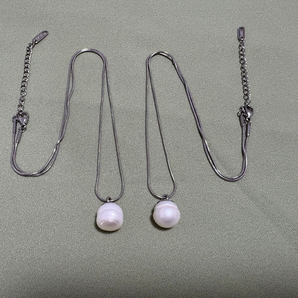 漢堡包珍珠吊墜頸鏈（禾力珍珠概念禮品，原創作品）